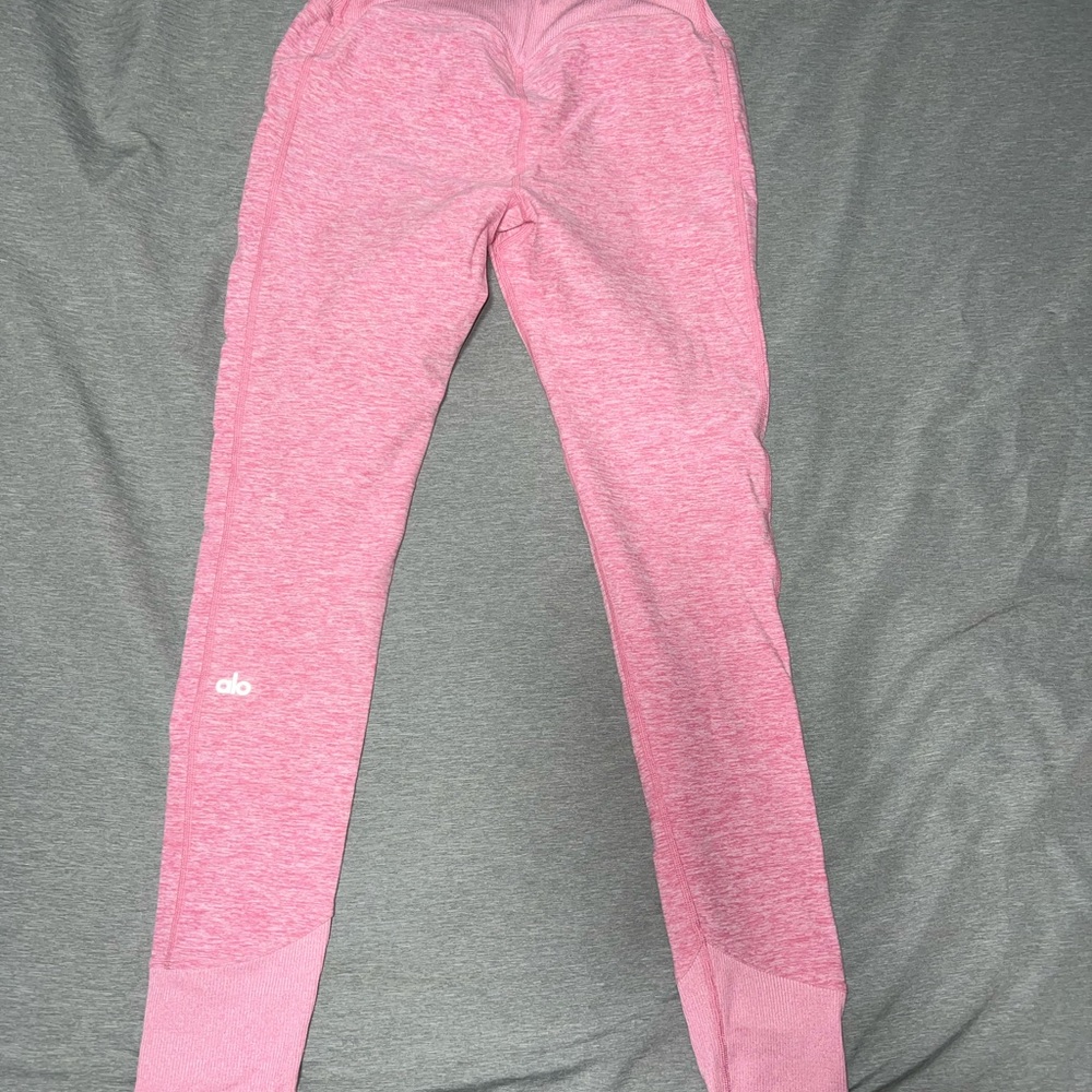 Alo pink yoga pants, size M